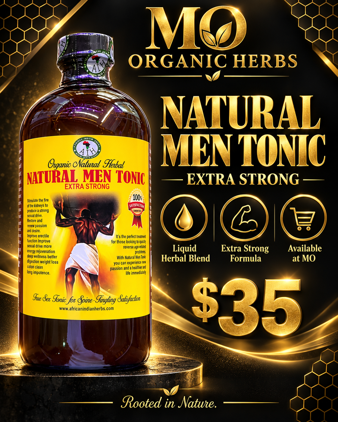Natural Men Tonic - Extra strong