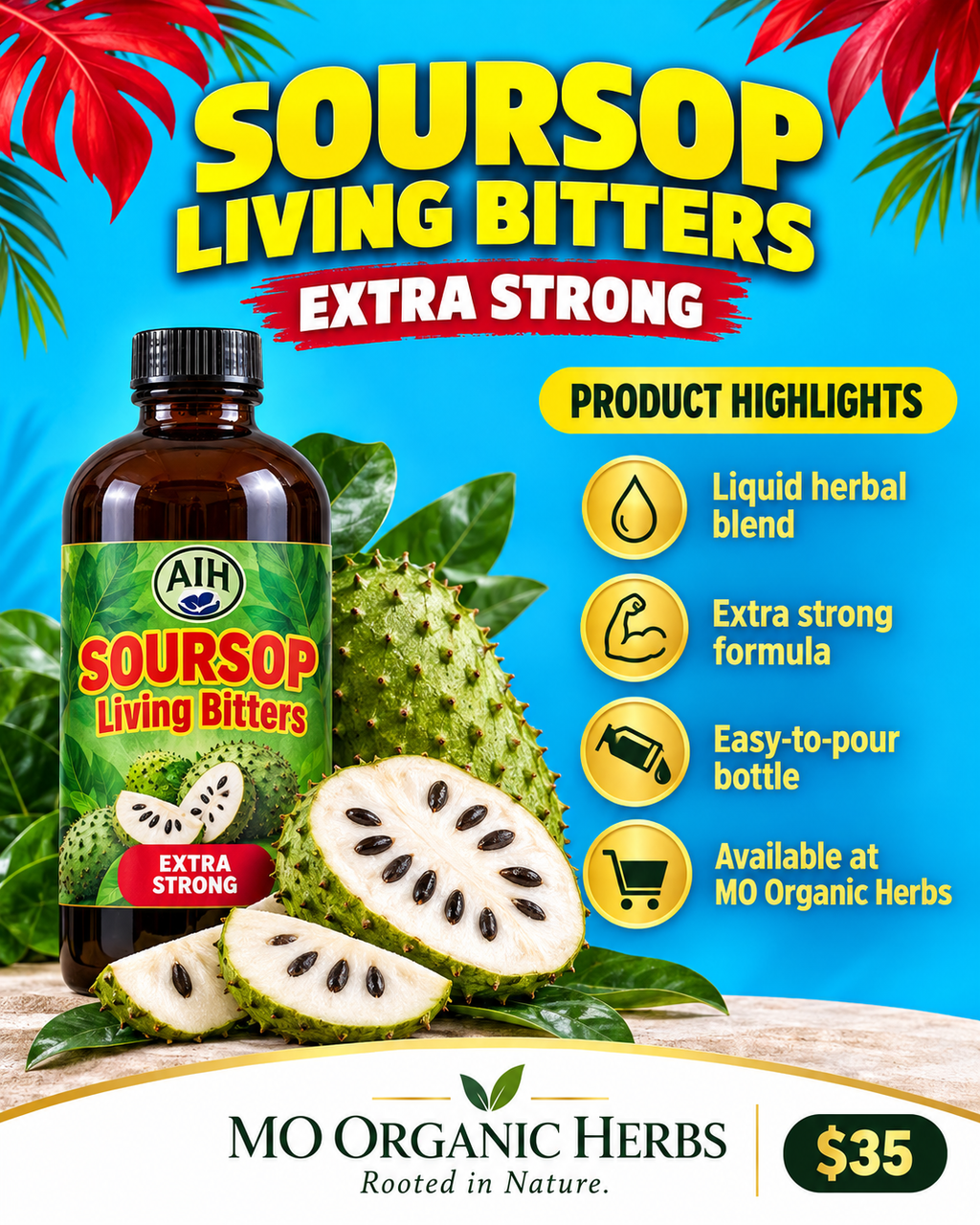 Soursop living bitters